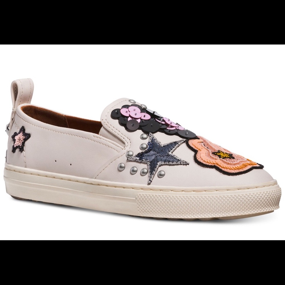 NEW-Coach Star Sequins Sneakers - Picture 4 of 4